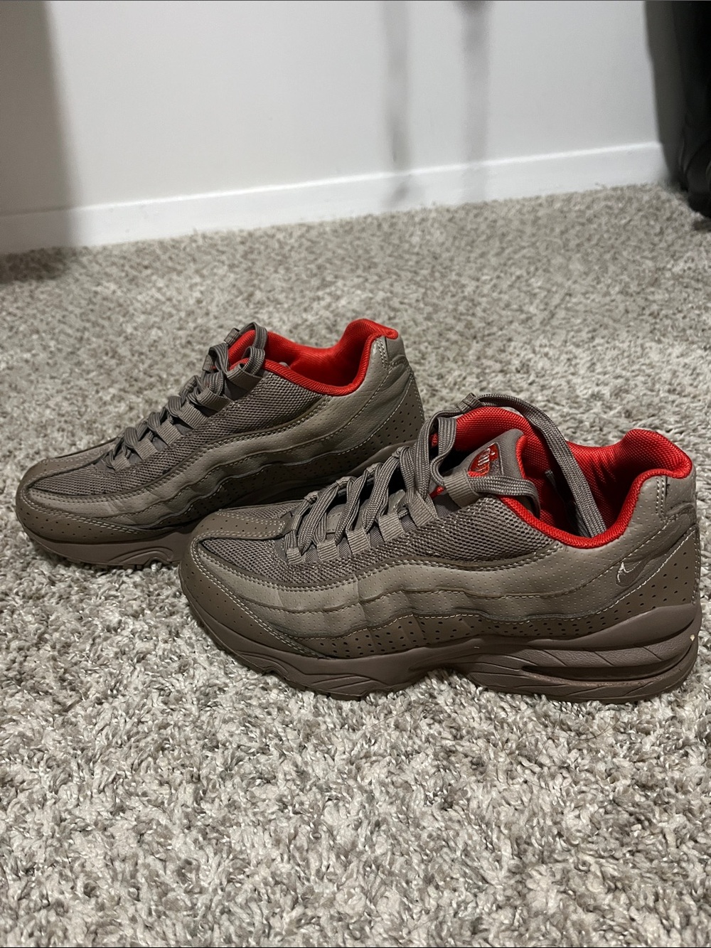 Nike Sneakers with Orange Lining